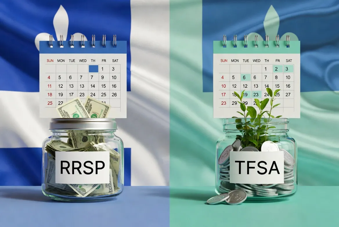 RRSP vs TFSA timing for Quebec taxpayers: when to contribute each