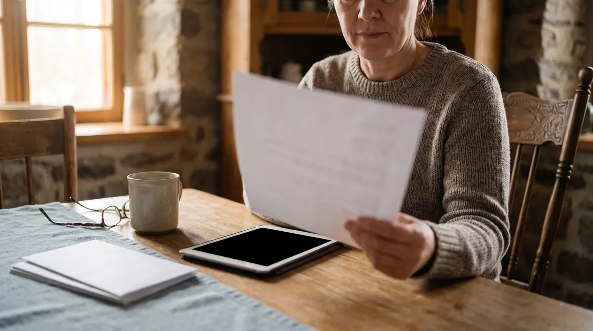 Owner reporting meeting with property statements and charts